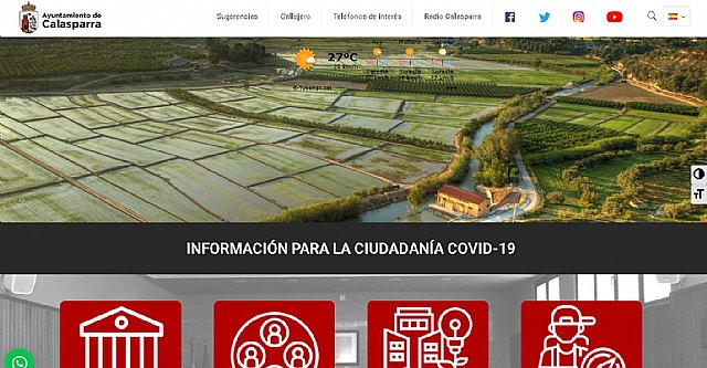 Calasparra actualiza su web municipal - 1, Foto 1