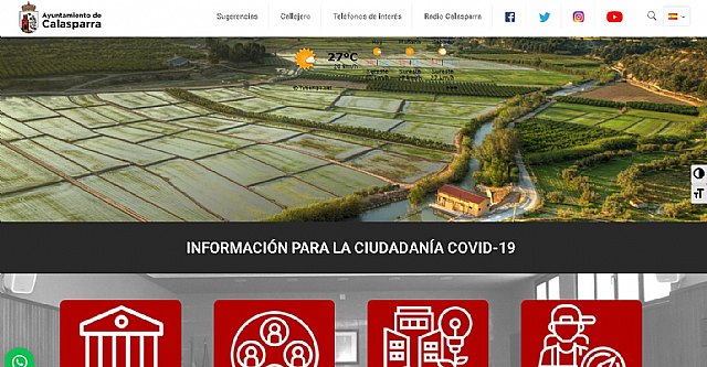 Calasparra actualiza su web municipal - 1, Foto 1