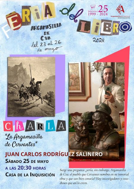 Alta presencia del Quijote en la I Feria del Libro de Argamasilla de Calatrava - 2, Foto 2