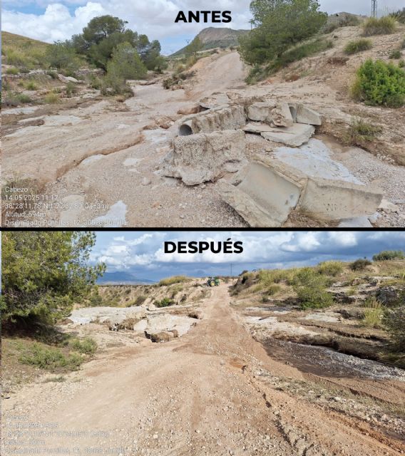 Agricultura recupera más de 30 caminos rurales tras las fuertes tormentas del pasado 10 de mayo - 2, Foto 2