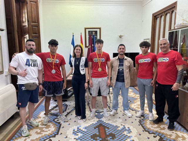 Recepción oficial al equipo MMA del gimnasio Sportgym de Águilas, ganadores del pleno de medallas en el Campeonato de España - 1, Foto 1