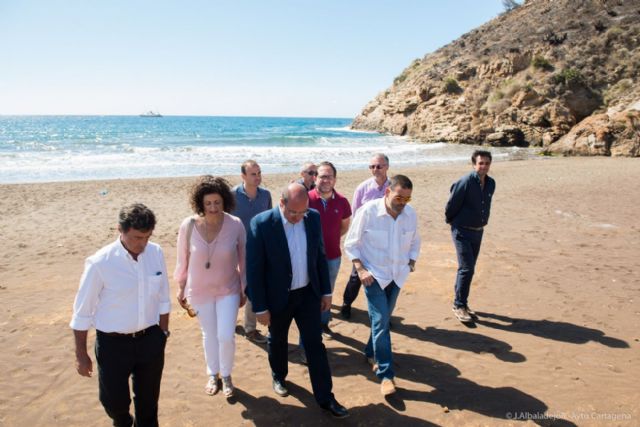 El alcalde destaca la colaboración entre instituciones en el control del incendio de El Gorguel - 5, Foto 5