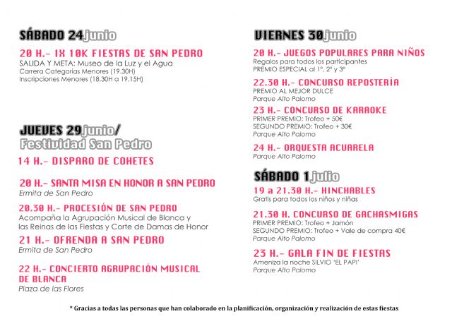 Blanca celebra las fiestas en honor a San Pedro 2017 - 1, Foto 1