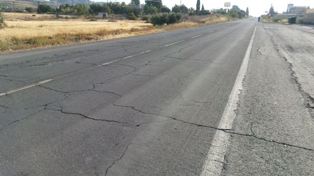 Se inicia el expediente para contratar la rehabilitación del firme en varios tramos de la carretera N-340, en el término municipal de Totana, Foto 4