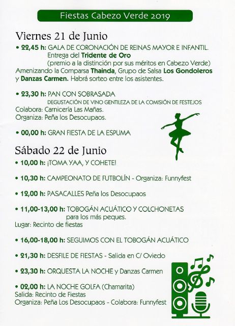 Llegan los días fuertes de las Fiestas del barrio de Cabezo Verde, en Alcantarilla, en honor a San Juan Bautista - 4, Foto 4