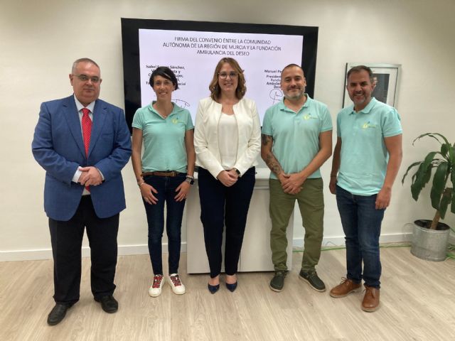 La Comunidad firma un convenio con la Fundación Ambulancia del Deseo por 75 mil euros - 1, Foto 1
