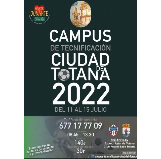 El Club Fútbol Base Totana organiza el Campus de Tecnificación “Ciudad de Totana”, Foto 2