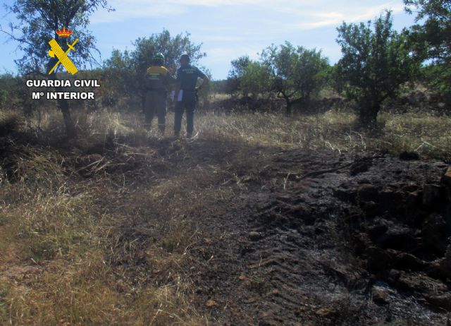La Guardia Civil investiga al presunto autor de un incendio forestal, en Lorca - 2, Foto 2
