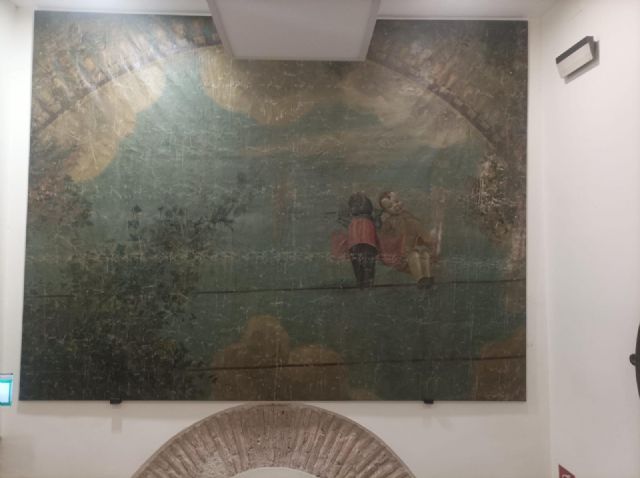 El Paso Azul recibe la donación de una pintura de grandes dimensiones realizada por Francisco Cayuela en 1923 - 2, Foto 2