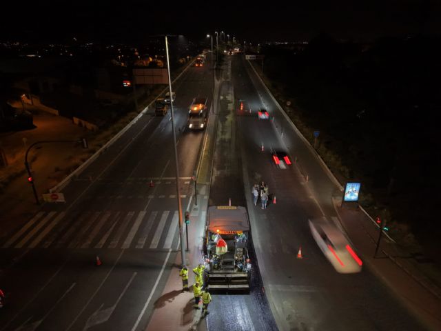 El Ayuntamiento inicia las obras de renovación integral del asfaltado de Ronda Sur en horario nocturno - 3, Foto 3