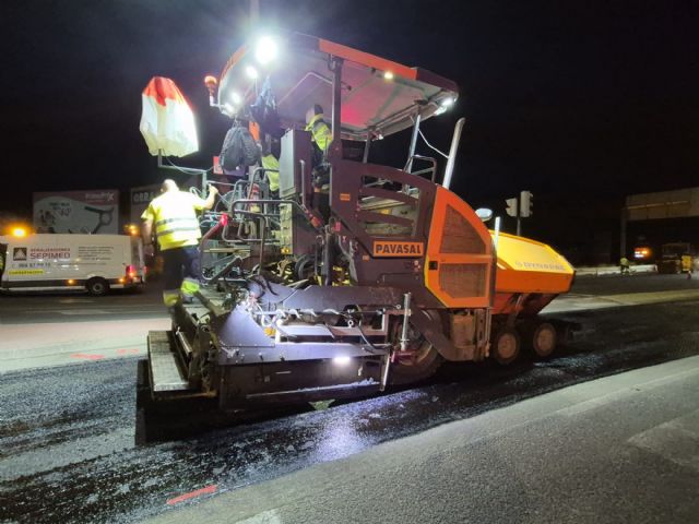 El Ayuntamiento inicia las obras de renovación integral del asfaltado de Ronda Sur en horario nocturno - 4, Foto 4