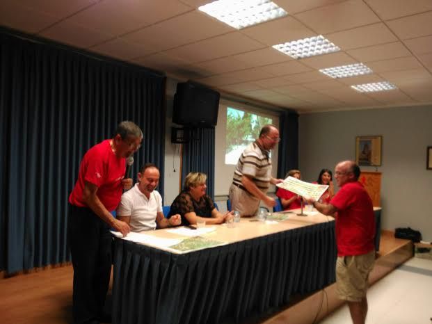 City officials attending the closing ceremony of the Summer Camp Hemophilia Association Murciana, Foto 5