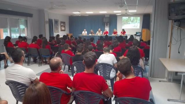 City officials attending the closing ceremony of the Summer Camp Hemophilia Association Murciana, Foto 9