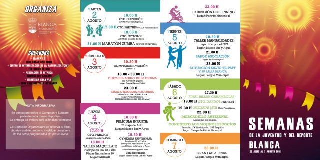 Blanca inicia las Fiestas de la Juventud y del Deporte - 2, Foto 2