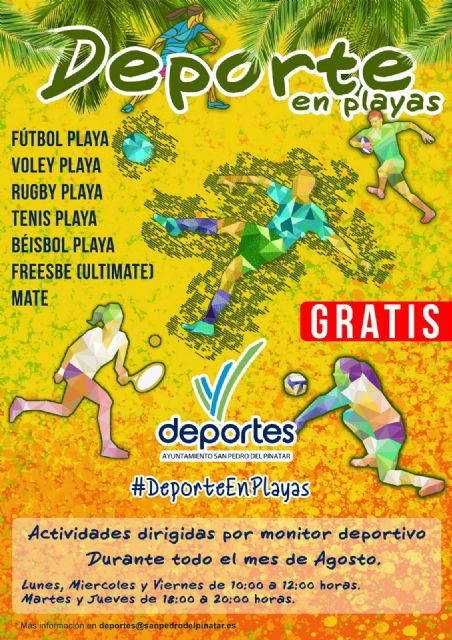 Villananitos se convierte en la primera Playa Deportiva de San Pedro del Pinatar - 2, Foto 2