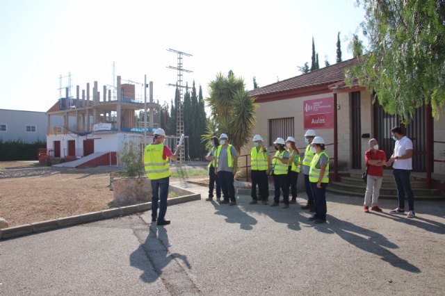 La Fundacin Laboral de la Construccin recibe a los alumnos del Programa Mixto de Recuperacin del patrimonio y paisaje cultural de Alhama, Foto 3