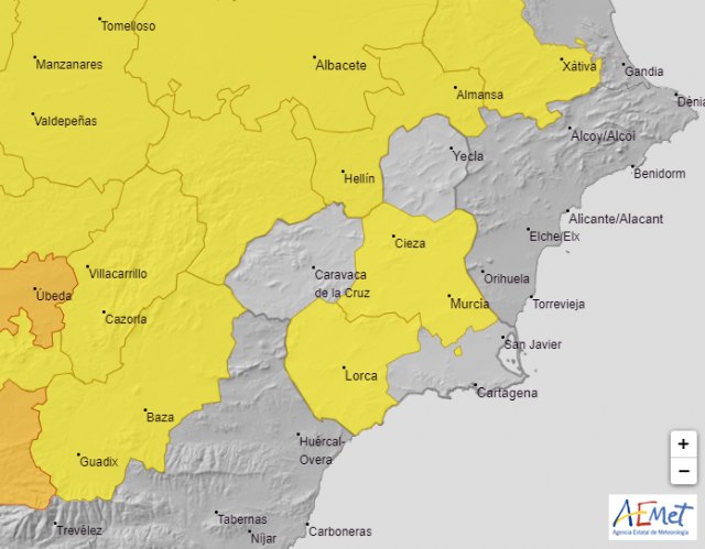 Meteorología amplía su aviso de temperaturas hasta 38º mañana jueves - 1, Foto 1