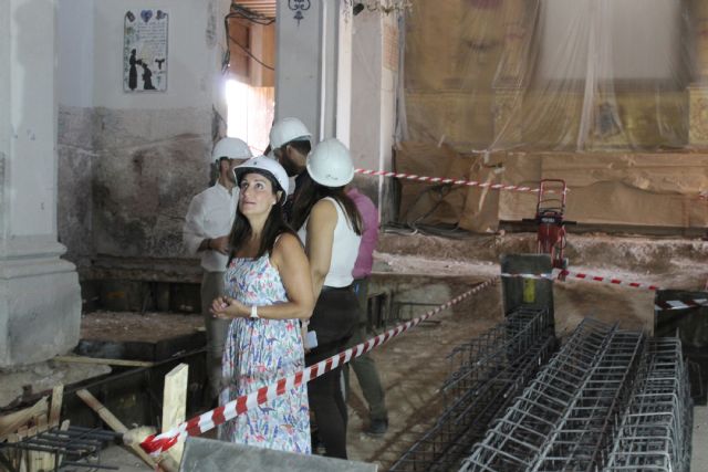 Las obras de la capilla de la Virgen de las Angustias avanzan a buen ritmo - 1, Foto 1