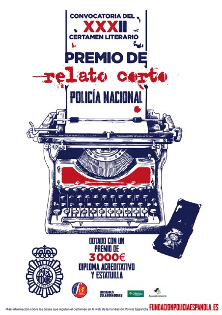 Convocado el XXXII certamen literario “Premio de Relato Corto Policía Nacional” - 1, Foto 1
