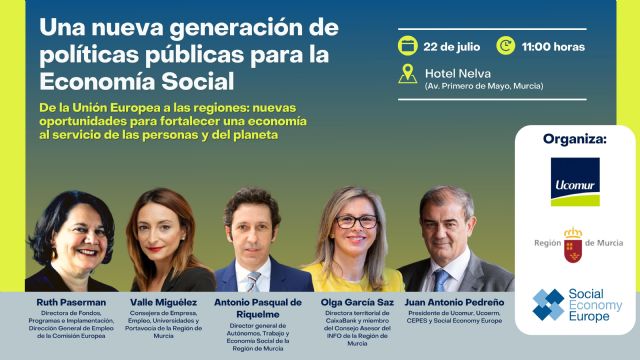 Ucomur analiza las nuevas políticas públicas para la economía social en un evento organizado junto a Social Economy Europe y la CARM - 1, Foto 1