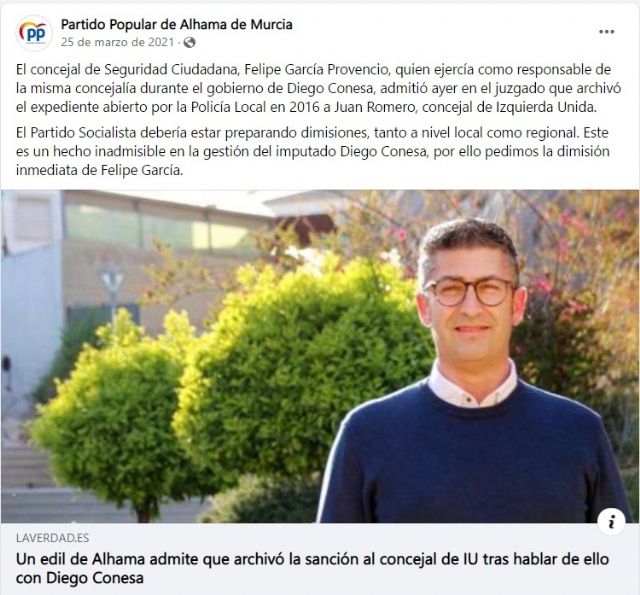 Archivada definitivamente la causa contra Diego Conesa, Foto 2