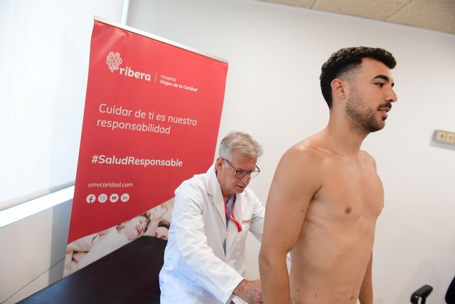 Hospital Ribera Virgen de la Caridad realiza los reconocimientos médicos de inicio de temporada del FC Cartagena - 2, Foto 2