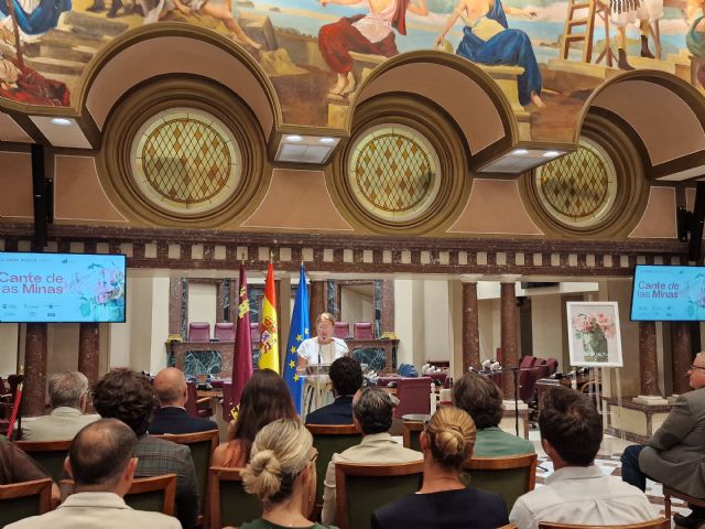 La Asamblea Regional acoge la presentación del cartel y de la agenda cultural del LXIV Festival Internacional del Cante de las Minas - 3, Foto 3