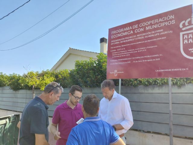 La huerta murciana, más conectada y segura gracias a una inversión de casi 37.000 euros en Guadalupe - 1, Foto 1