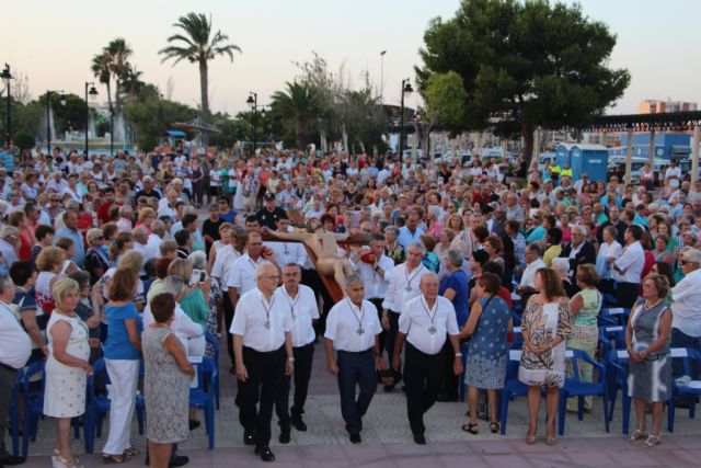 Lo Pagán acoge la multitudinaria misa en honor al Cristo del Mar Menor - 1, Foto 1