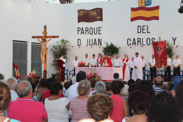 Lo Pagán acoge la multitudinaria misa en honor al Cristo del Mar Menor - 2, Foto 2