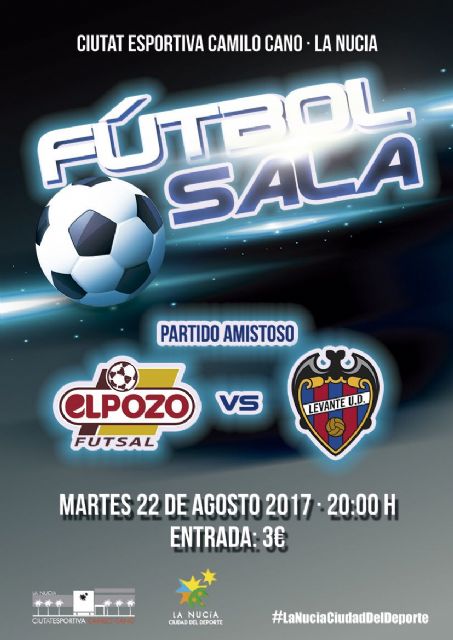 ElPozo Murcia FS disputa mañana su tercer encuentro de pretemporada ante Levante en la Ciudad Deportiva Camilo Cano de La Nucía - 1, Foto 1