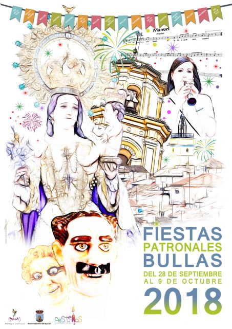 Damián Guirado ganador del cartel anunciador de las Fiestas Patronales de Bullas - 2, Foto 2