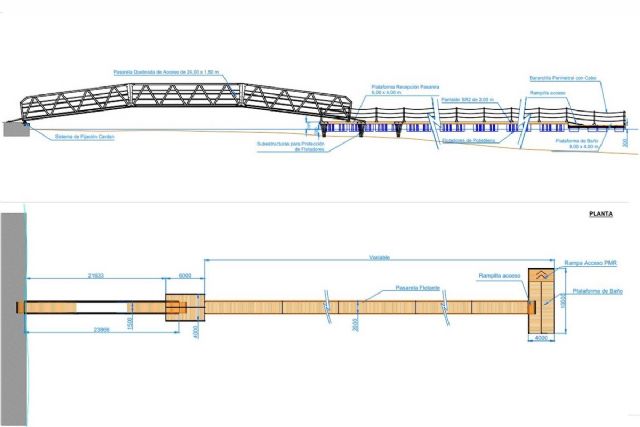 El lunes comenzará la instalación de los pantalanes de baño en las playas del Mar Menor - 1, Foto 1