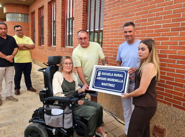 El colegio rural de Los Royos lleva el nombre de la maestra Amparo Morenilla Martínez - 2, Foto 2