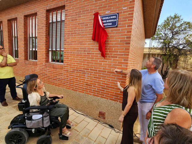 El colegio rural de Los Royos lleva el nombre de la maestra Amparo Morenilla Martínez - 3, Foto 3