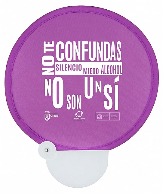 Cieza libre de violencia sexual, tambi�n en la Feria y Fiestas de San Bartolom�