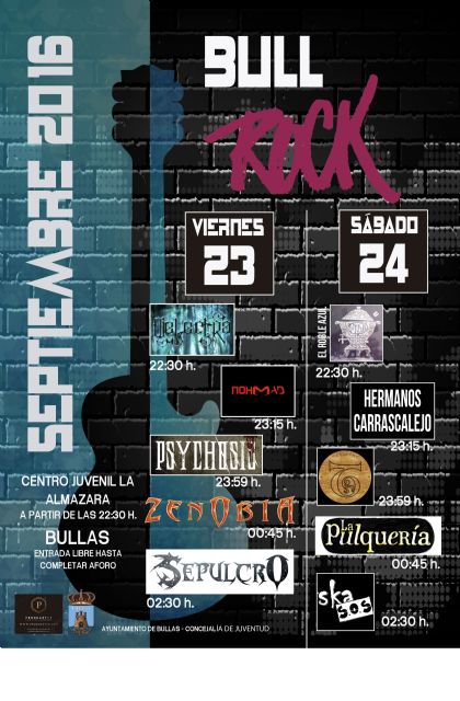'La Almazara' acoge el Festival Bullrock de música heavy, rock y ska - 1, Foto 1