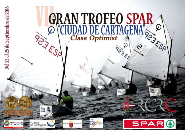 120 optimist se darán cita en la Regata Gran Trofeo Spar Ciudad de Cartagena - 3, Foto 3