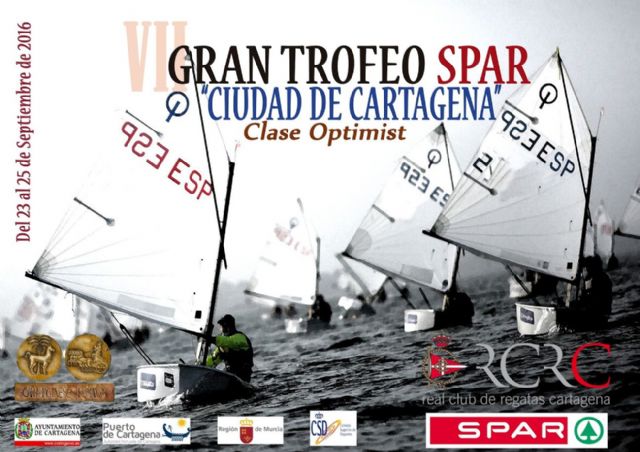120 optimist se darán cita en la Regata Gran Trofeo Spar Ciudad de Cartagena - 3, Foto 3