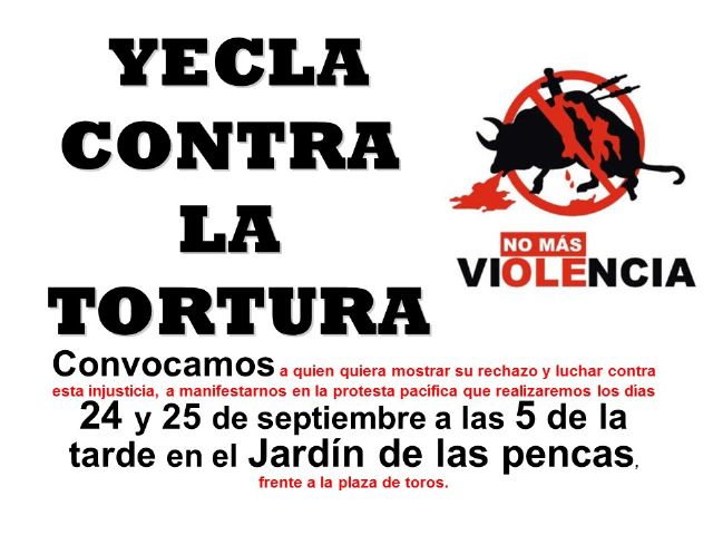 Comunicado de la plataforma antitaurina de Yecla - 1, Foto 1