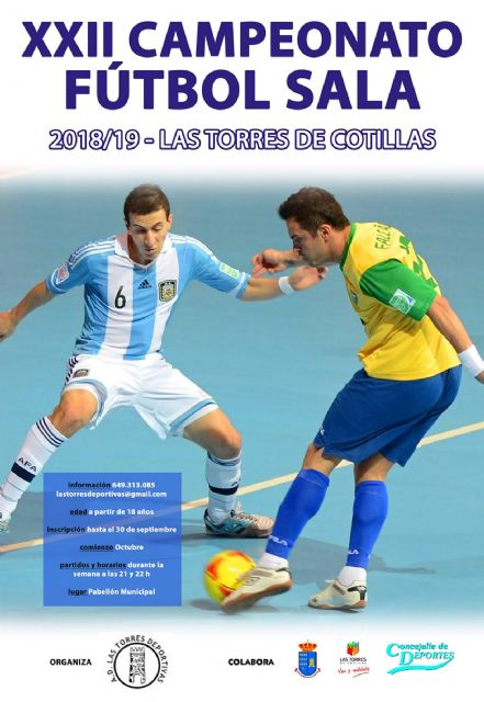 El campeonato de fútbol sala para aficionados de Las Torres de Cotillas afronta su 22ª edición - 1, Foto 1