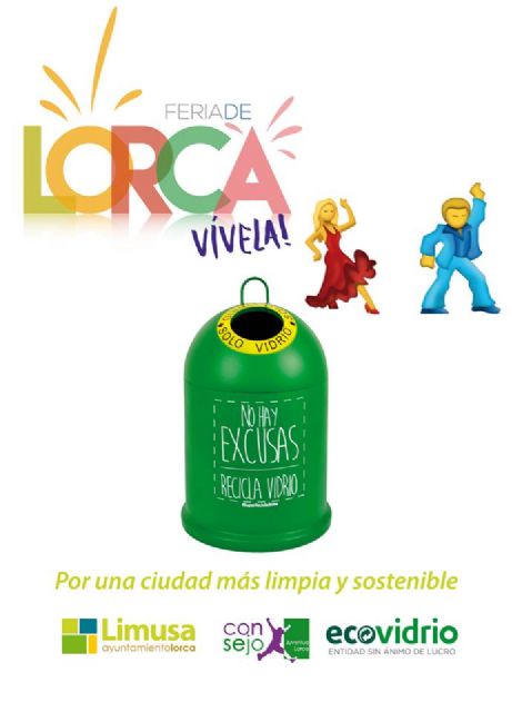 Limusa y el Consejo de la Juventud promueven una campaña para fomentar el reciclaje entre los jóvenes durante la Feria de Lorca - 1, Foto 1