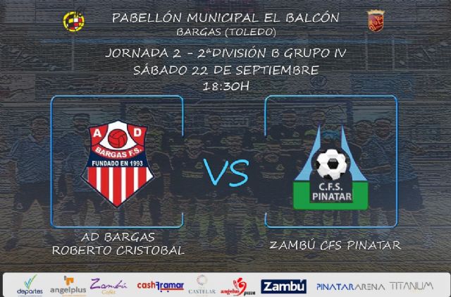 El Zambú CFS Pinatar visita Bargas en su segundo partido de liga - 1, Foto 1