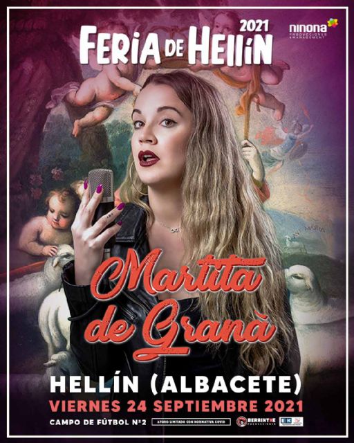 Martita de Grana el próximo viernes 24 de septiembre en la Feria de Hellín 2021 - 1, Foto 1