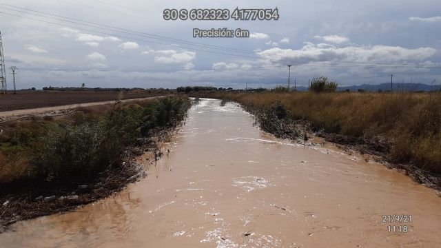 La Dana pasa con grandes precipitaciones en las Vegas Media y Baja, Campo de Cartagena y Valle del Guadalentín - 2, Foto 2