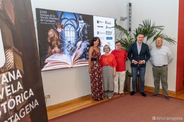 Más de 10 autores se darán cita en Cartagena durante la Semana de la Novela Histórica - 1, Foto 1