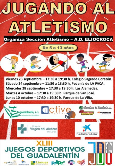 Arranca el programa ‘Jugando al atletismo’ del que este año también disfrutarán los menores de La Paca - 2, Foto 2