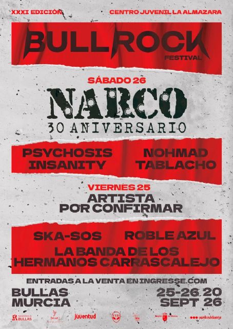 El BullRock Festival celebra su 31&ordf; edición con dos noches de rock y heavy metal en Bullas - 2, Foto 2