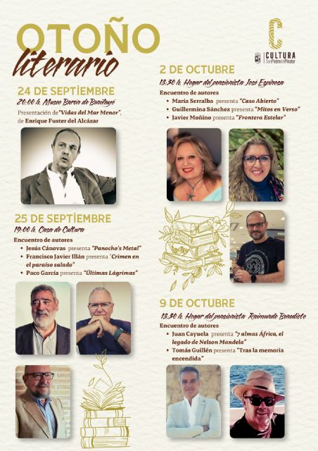 El ciclo otoño literario invita al encuentro entre autores y lectores en diferentes espacios - 2, Foto 2