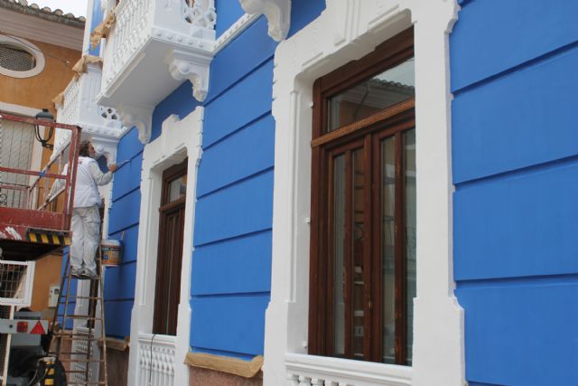 La Casa de Cultura vuelve a lucir su azul característico - 2, Foto 2